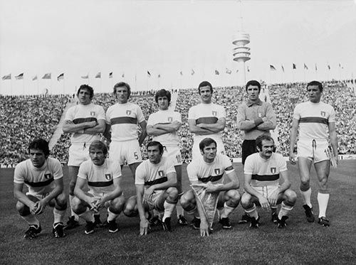 Ретро футболка Италия Italy Away 1960's