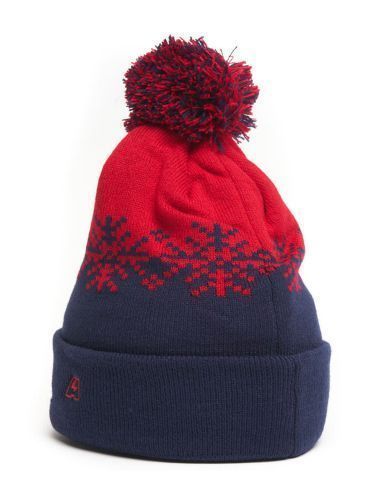 Шапка ЦВБП красно-синяя с помпоном
