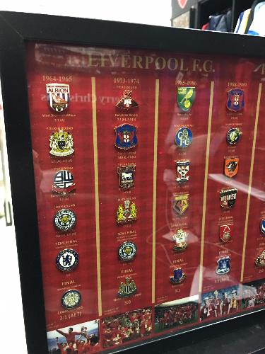 Набор значков Ливерпуль "История кубковых побед"