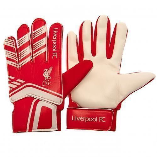 Вратарские перчатки Ливерпуль детские Goalkeeper Gloves Kids STRIPE, 7-9 лет