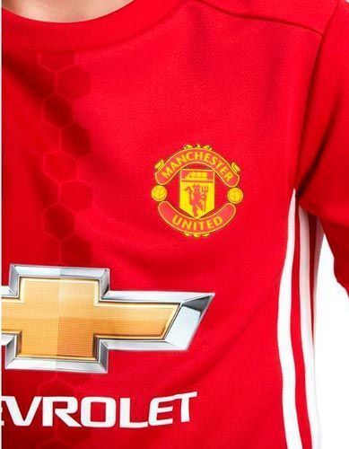 Детская форма Манчестер Юнайтед 2016/2017 домашняя