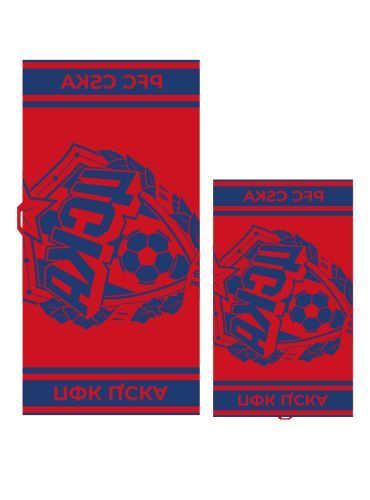 Комплект полотенец ПФК ЦСКА	