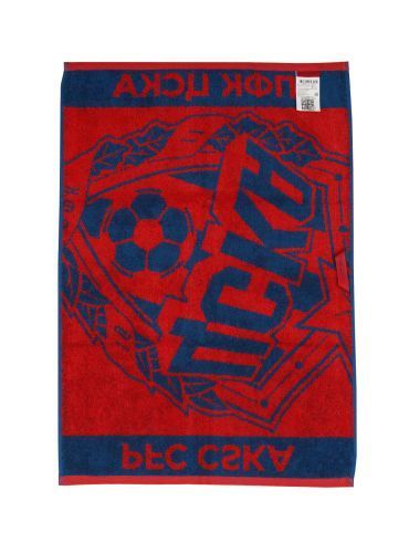 Полотенце ПФК ЦСКА 50 х 70 красно-синее	