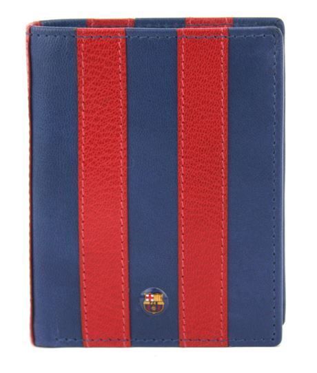 Портмоне Барселона цвет красно-синий, кожа PIEL BLAUGRANA