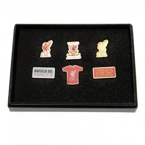 Набор значков Ливерпуль 6 Piece Badge Set