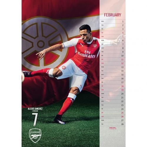 Календарь Арсенал Calendar 2017