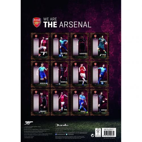 Календарь Арсенал Calendar 2018