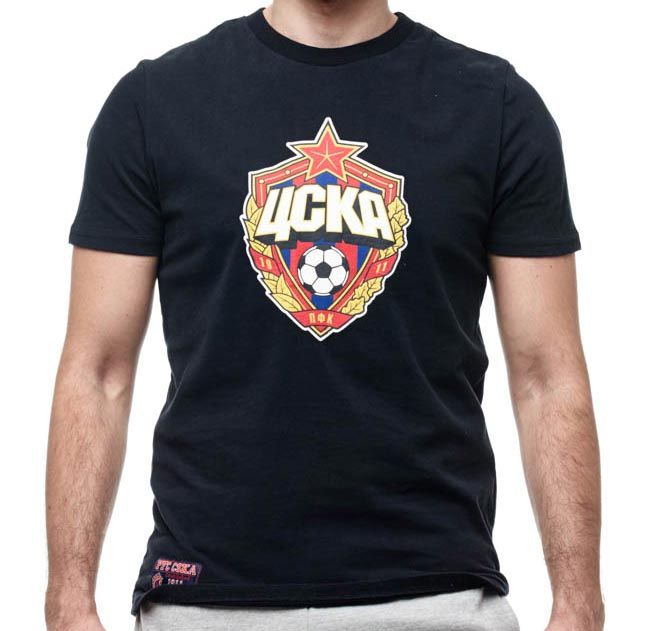 Футболка ЦСКА черная 140000