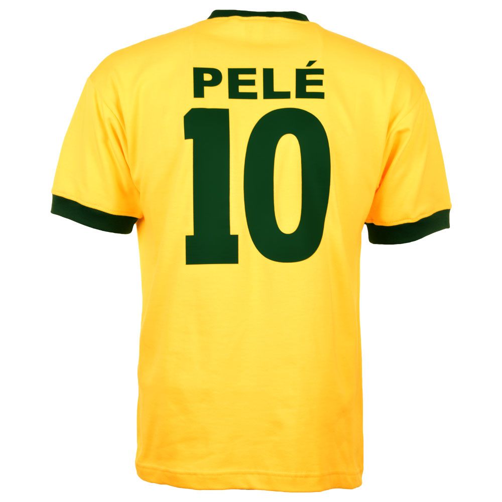 Ретро футболка Бразилия (Pele 10)