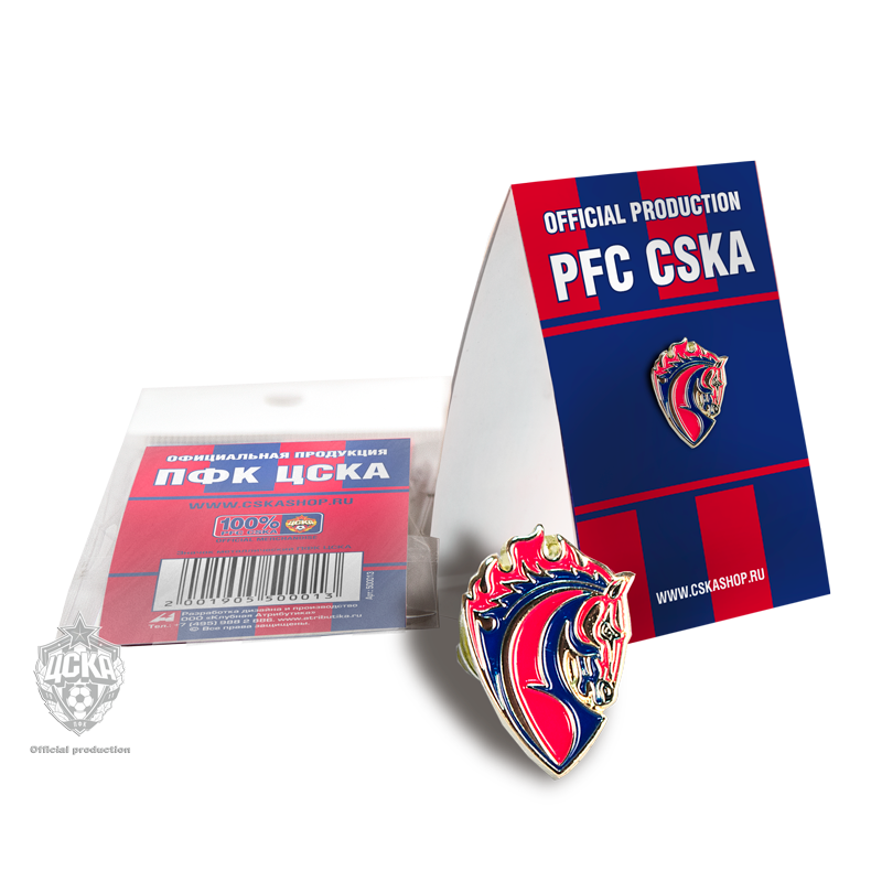 Значок ЦСКА талисман 23 мм 193051