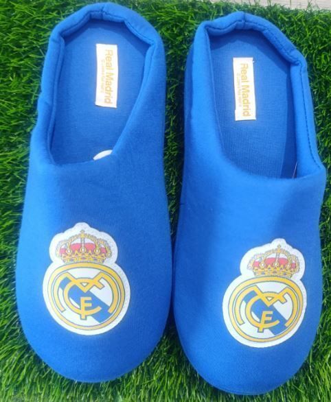 Тапки Реал Мадрид BLUE в подарочной коробке