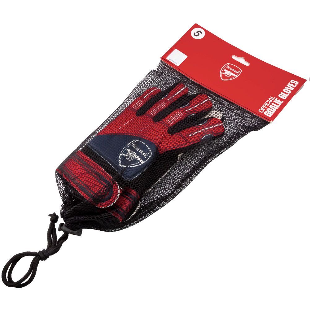 Вратарские перчатки Арсенал детские Goalkeeper Gloves Kids DT, 7-9 лет