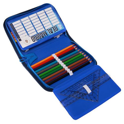 Пенал с канцтоварами Реал Мадрид Double Filled Pencil Case KL