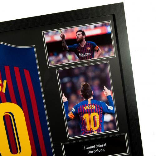 Футболка с автографом Лионеля Месси Messi Signed Shirt (Framed)