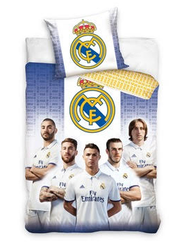 Постельное белье Реал Мадрид 1,5 спальное Single Duvet Set WPL