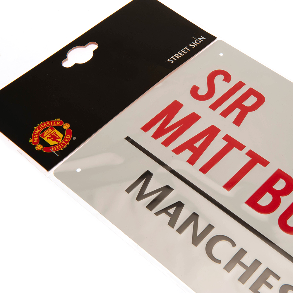    Sir Matt Busby Way Street Sign