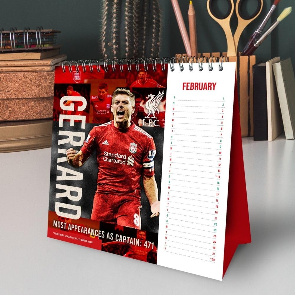 Календарь Ливерпуль Desktop Calendar 2025