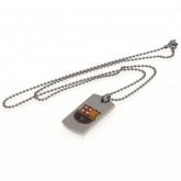   Colour Crest Dog Tag & Chain