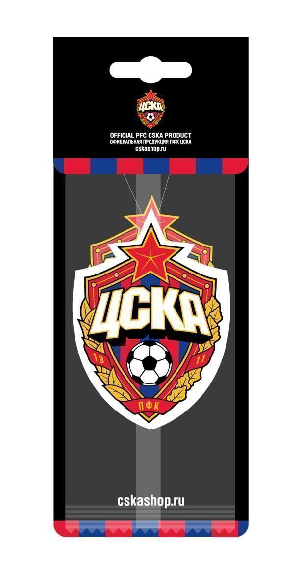 Автомобильный ароматизатор (ваниль)  "Эмблема ПФК ЦСКА"