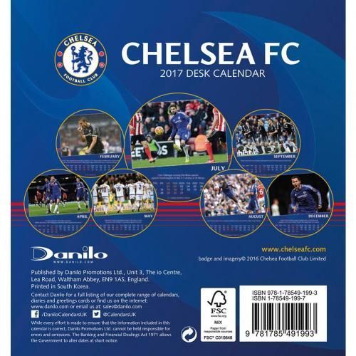 Календарь настольный Челси 2017