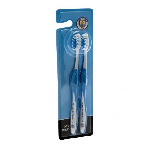 Зубные щетки Манчестер Сити Twin Pack Toothbrush Adults