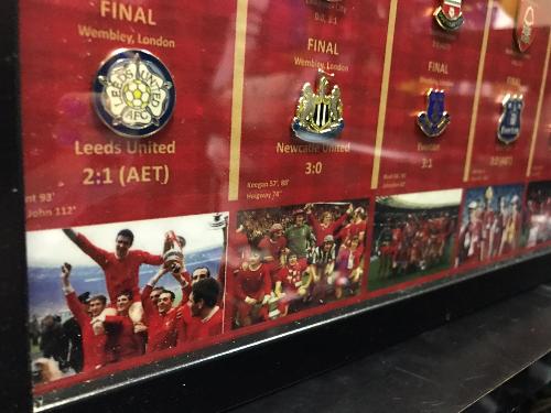 Набор значков Ливерпуль "История кубковых побед"