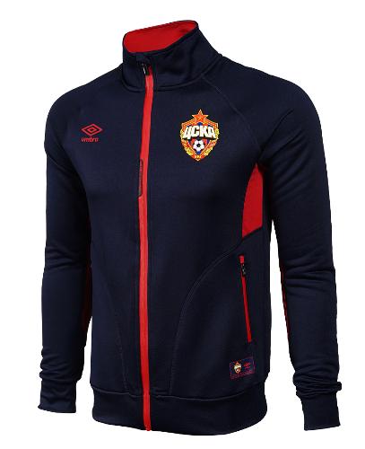 Куртка ЦСКА трикотажная на молнии т./синяя UMBRO 541718