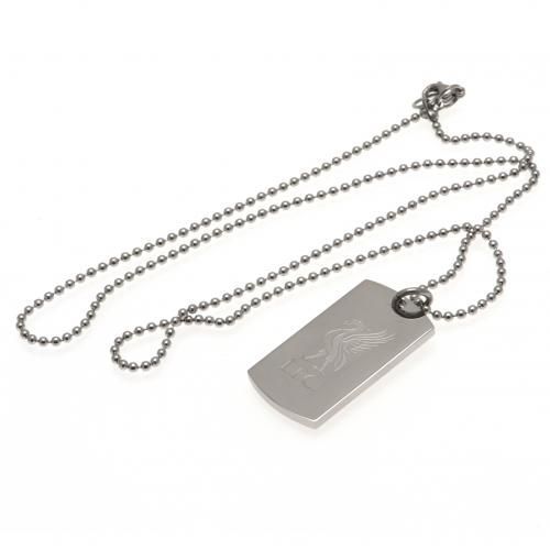 Подвеска Ливерпуль Engraved Crest Dog Tag & Chain LB