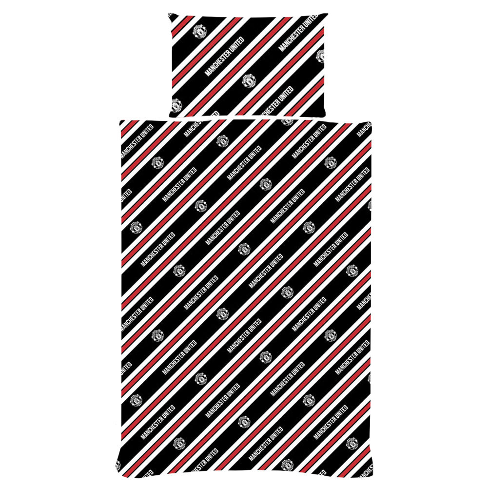 Постельное белье Манчестер Юнайтед 1,5 спальное Core Stripe Single Duvet Set Постельное белье Манчестер Юнайтед 1,5 спальное Core Stripe Single Duvet Set
