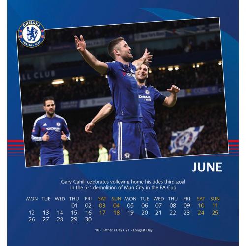 Календарь настольный Челси 2017