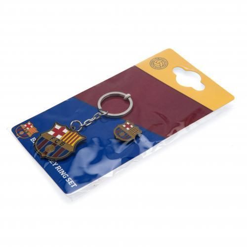 Набор брелок+значок Барселона