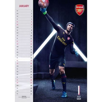 Календарь Арсенал Calendar 2019 А3