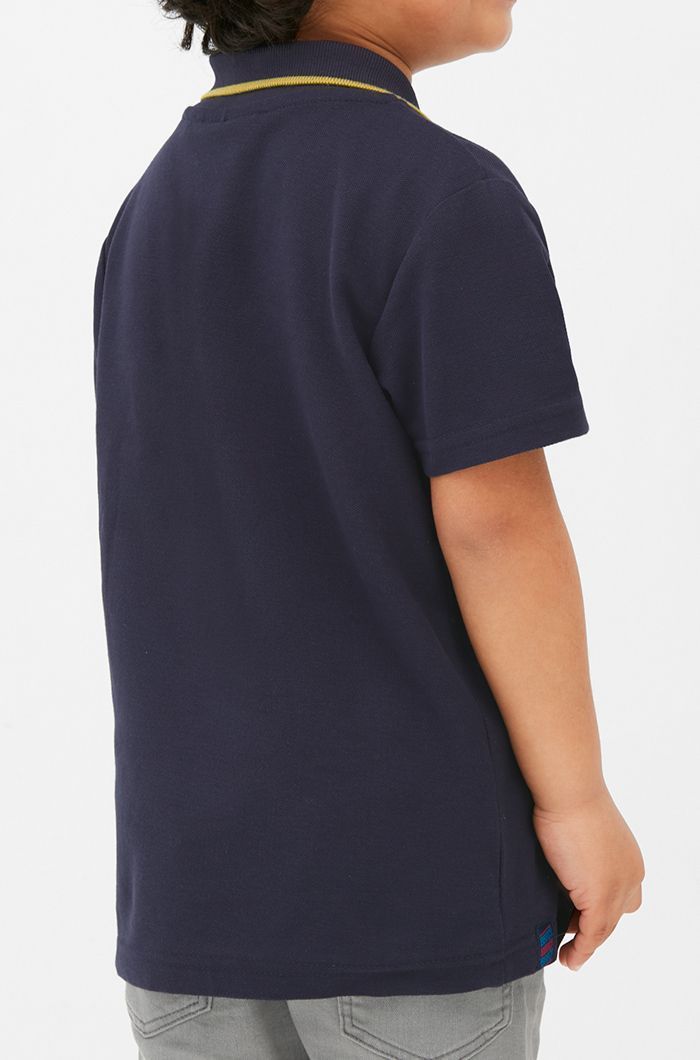 Детская футболка поло Барселона BOYS POLO TEE, темно-синяя