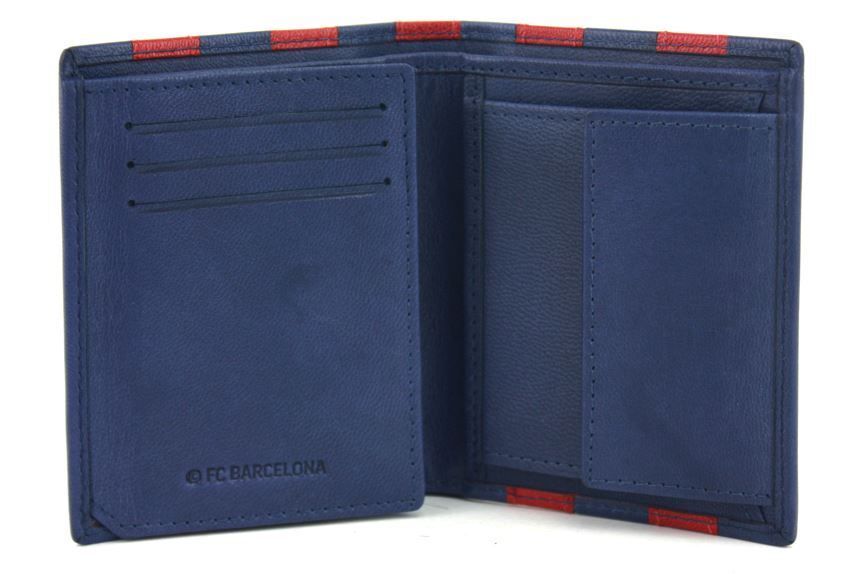 Портмоне Барселона цвет красно-синий, кожа PIEL BLAUGRANA