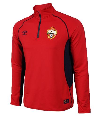Топ тренировочный ЦСКА на молнии UMBRO красный 360118
