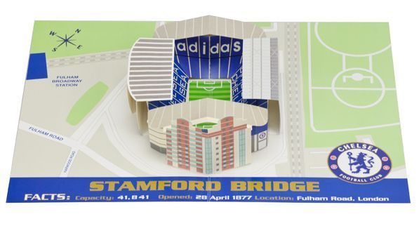 Открытка Chelsea F.C. Pop-Up Birthday Card