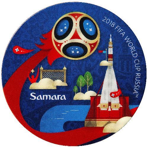 ЧМ 2018 Магнит виниловый Самара