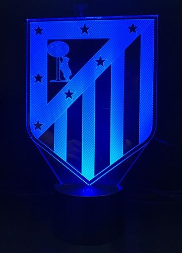 3D светильник Атлетико Мадрид