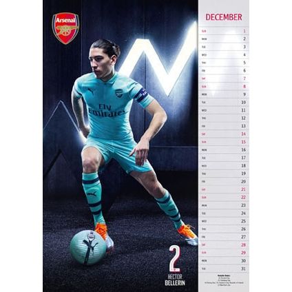 Календарь Арсенал Calendar 2019 А3