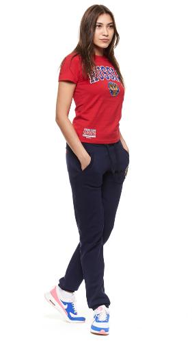 Футболка женская Россия 131880 красная