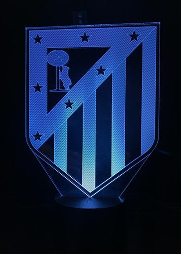 3D светильник Атлетико Мадрид