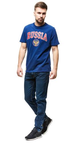 Футболка Россия 131820 синяя