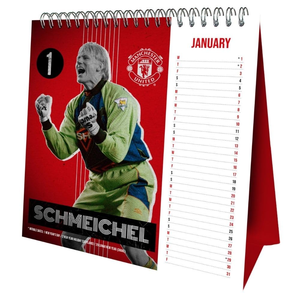 Календарь настольный Манчестер Юнайтед Desktop Calendar 2025 Календарь настольный Манчестер Юнайтед Desktop Calendar 2025