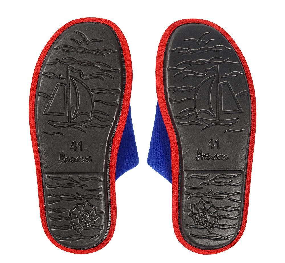 Тапочки ЦСКА комнатные, цвет красно-синий