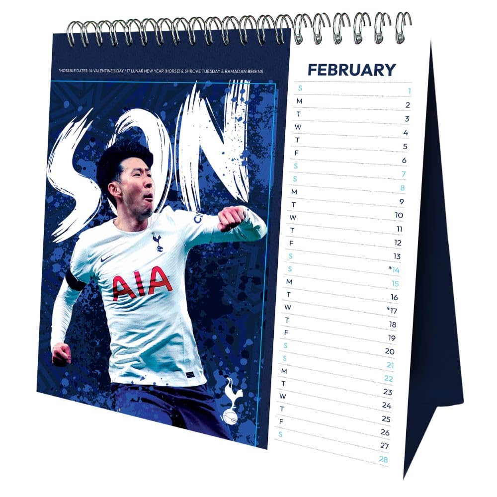 Календарь Тоттенхэм настольный Desktop Calendar 2026
