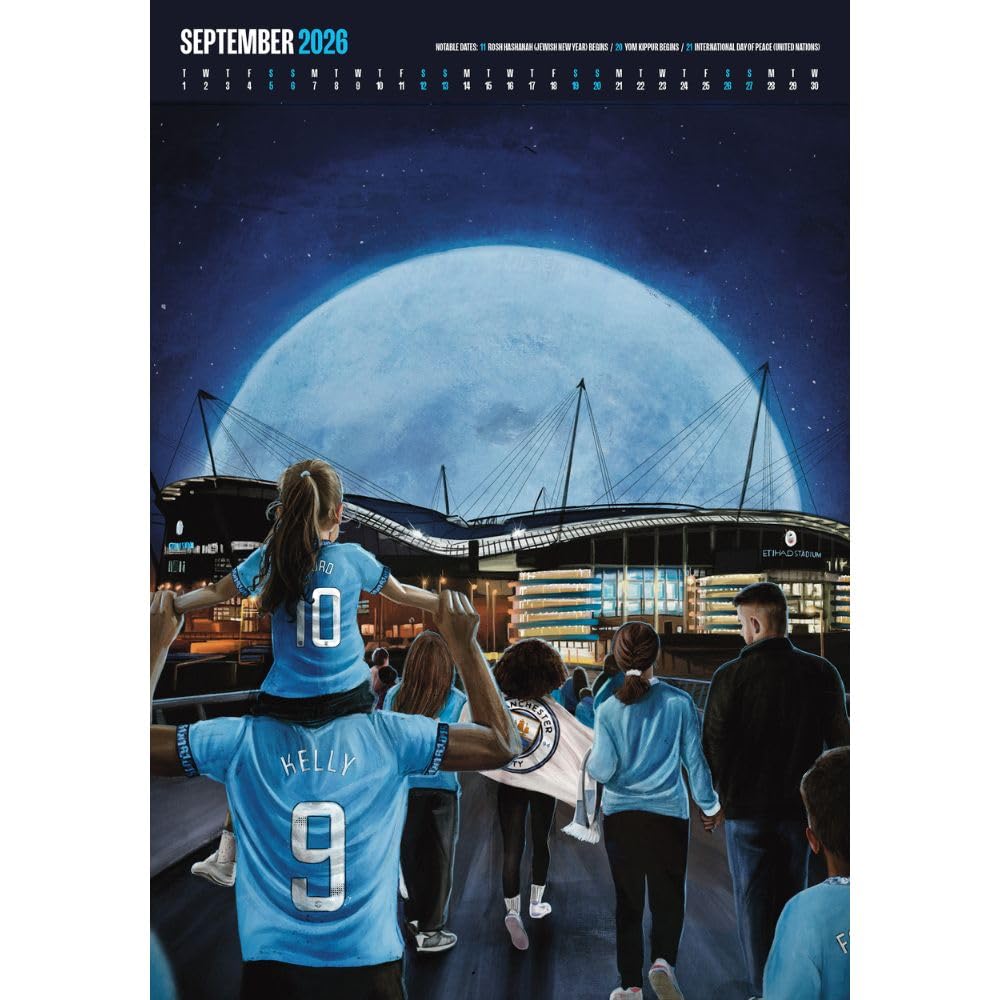 Календарь Манчестер Сити Deluxe Calendar 2026