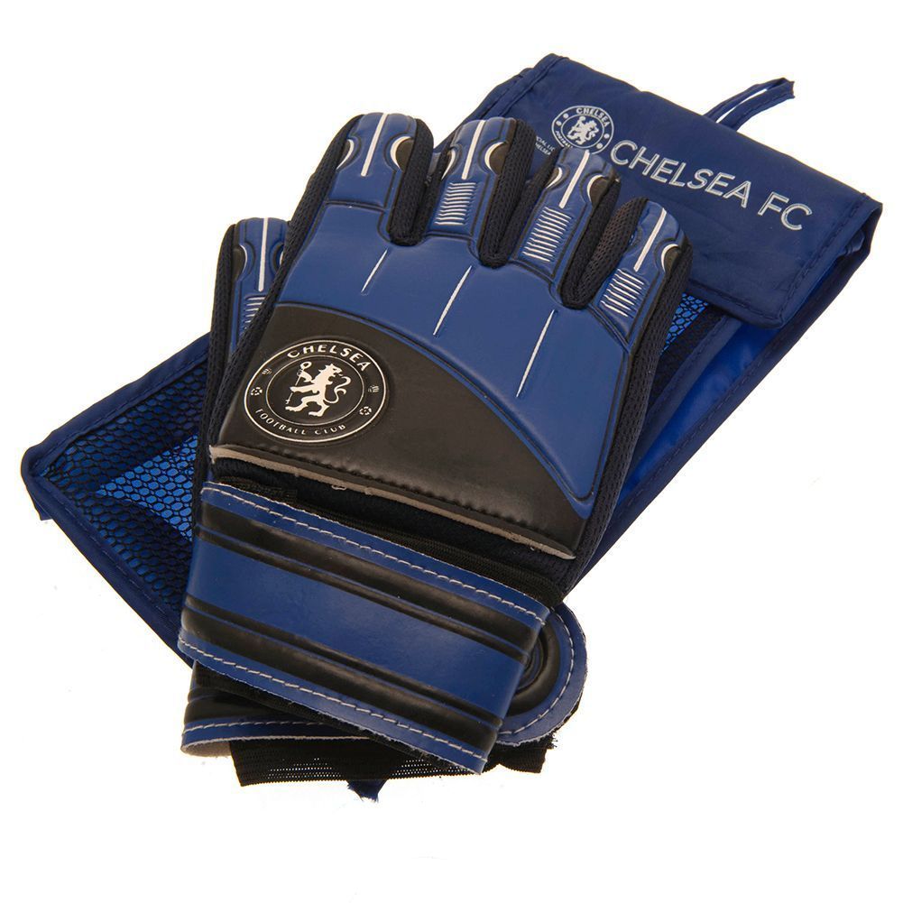 Вратарские перчатки Челси детские Goalkeeper Gloves Kids DT, 7-9 лет