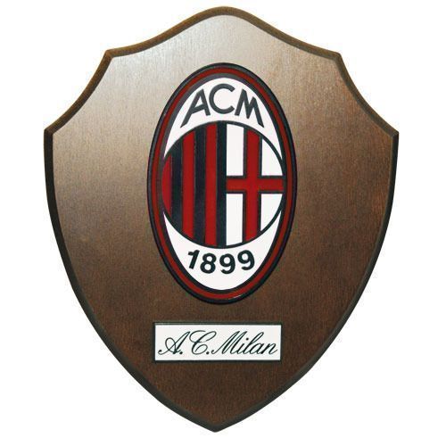 Деревянная коллекционная эмблема Милан Collector's Wooden Crest