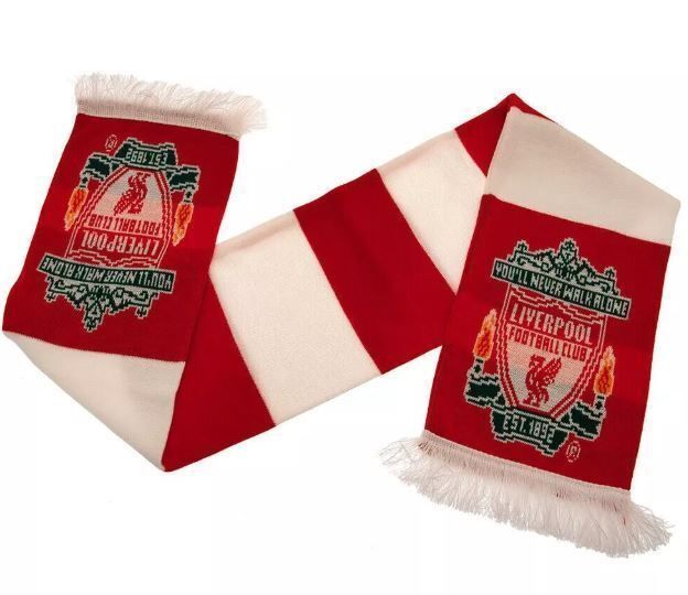 Шарф Ливерпуль DOBLE RAYAS RED & WHITE