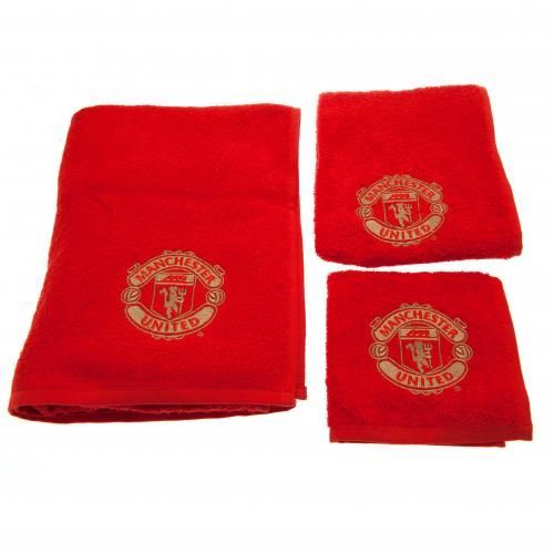 Набор полотенец Манчестер Юнайтед 3 Piece Towel Set